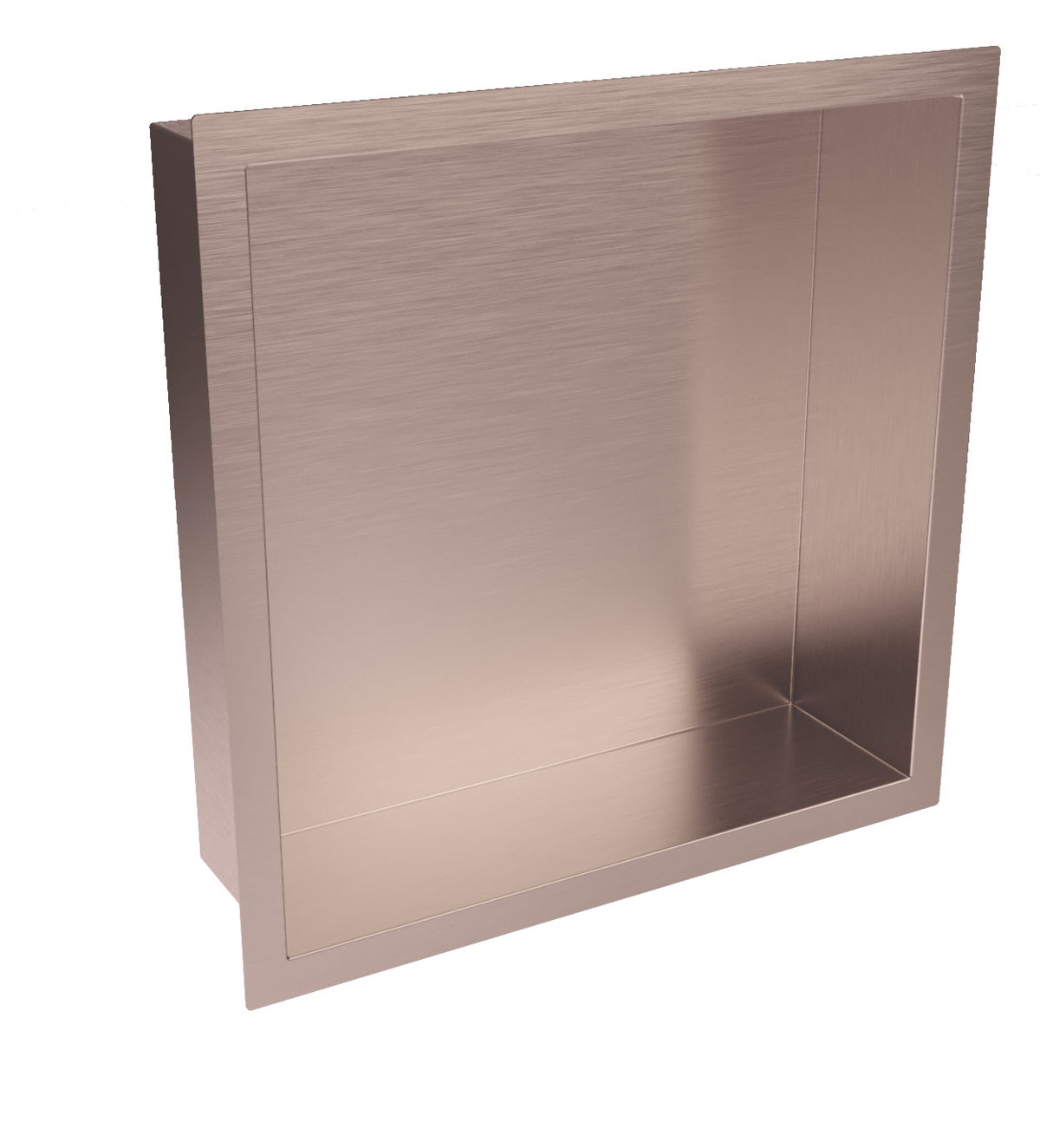 Inset Shower Niche 300x300mm – Brushed Bronze