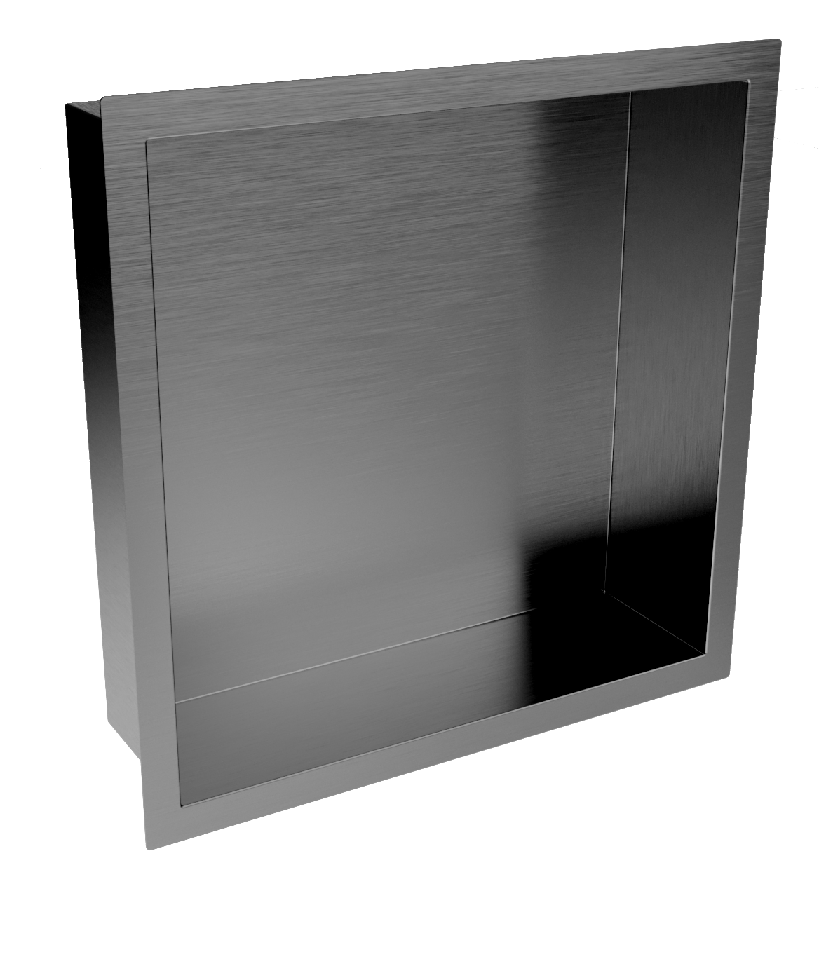 Inset Shower Niche 300x300mm – Gunmetal