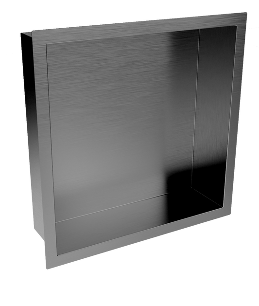 Inset Shower Niche 300x300mm – Gunmetal