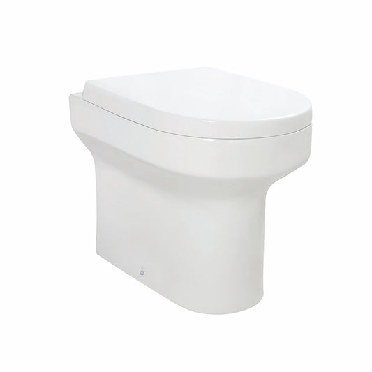 Udine Back to Wall Toilet - Pan, Cistern & Wrapover Seat