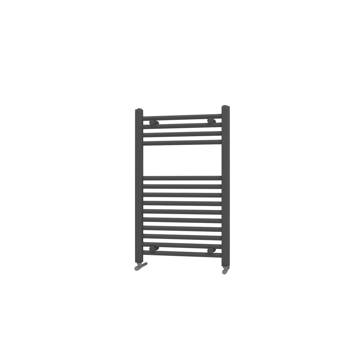 Titan 600x800mm Heated Towel - Black