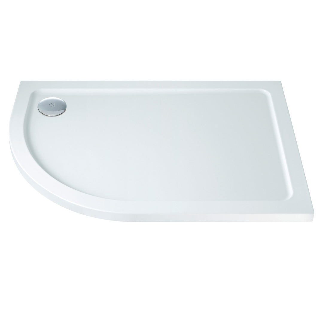 1200x800mm Offset Quadrant Shower Tray - Left Hand