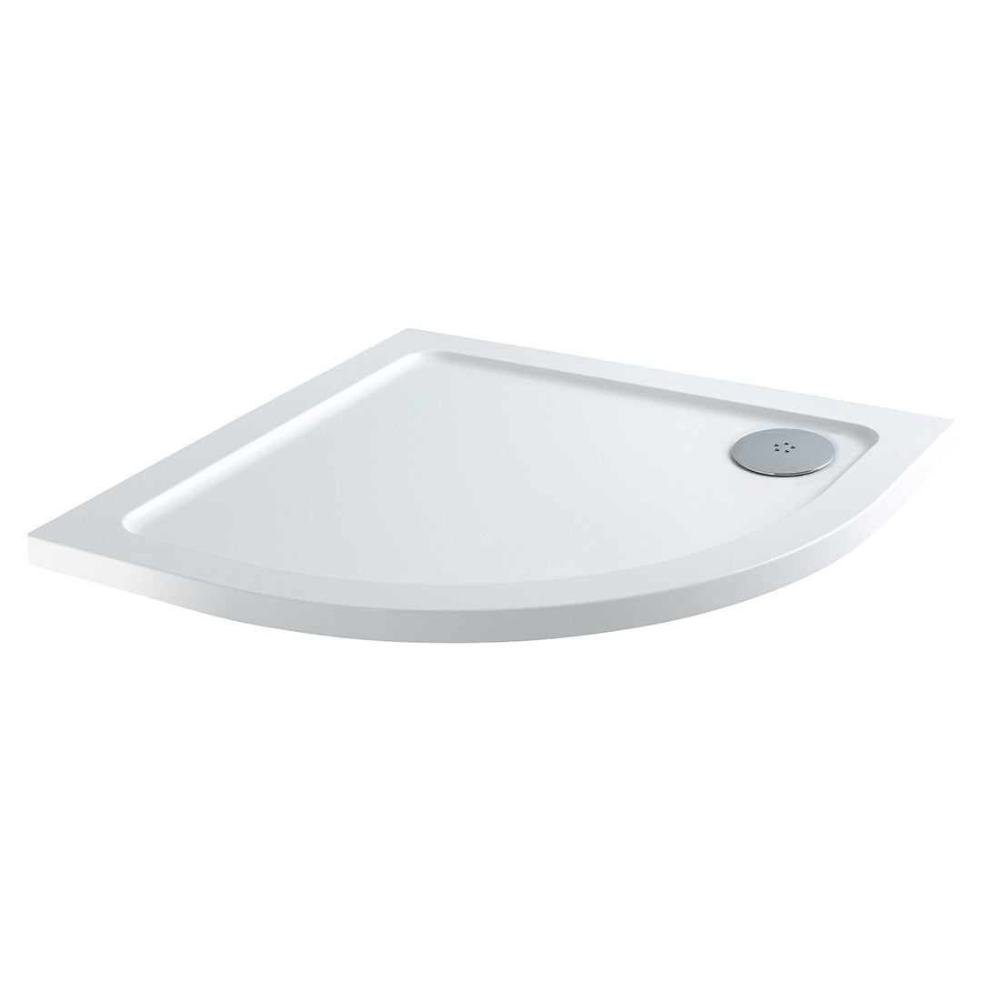 Lignano White Shower Tray - Quadrant