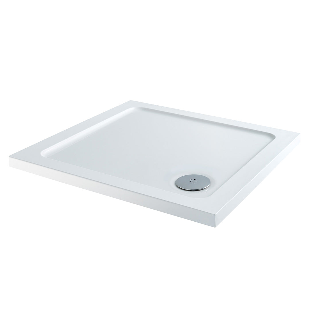 SenseWare 760x760mm Shower Tray - White