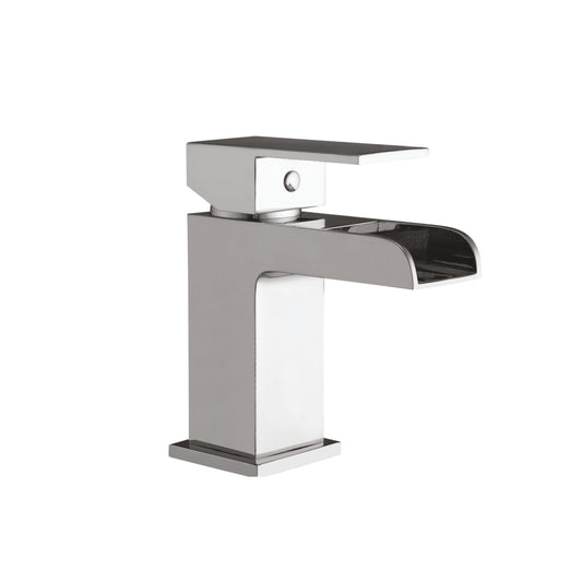 Lugo Mono Basin Mixer with Push Waste