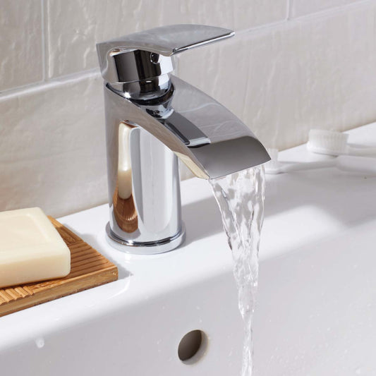 Pietro Basin Mixer & Waste - Chrome