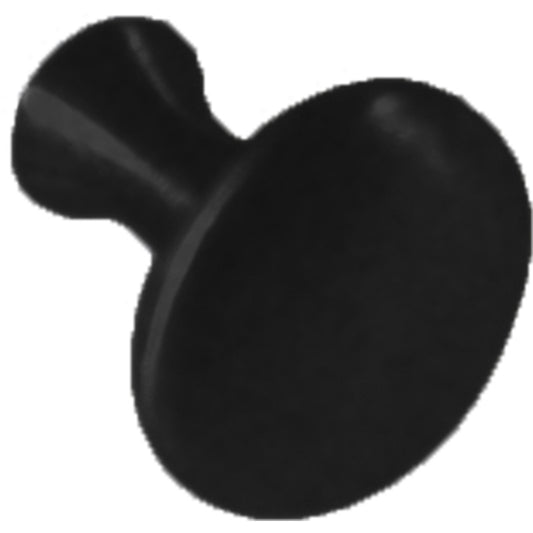 Round Cabinet Handles - Black