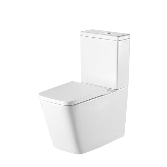 Cruz Back to Wall Close Coupled Toilet & Soft close seat