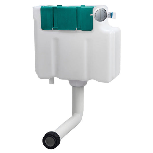 Trust fit Concealed Cistern & Chrome Push Button