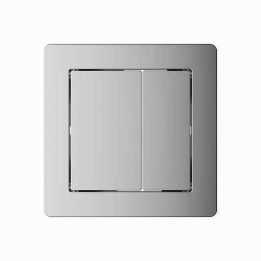 TrusftFit Sqaure Flush Button - Chrome