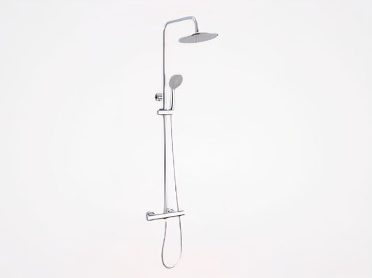 Goccia - Rainhead Bar Shower Mixer Chrome