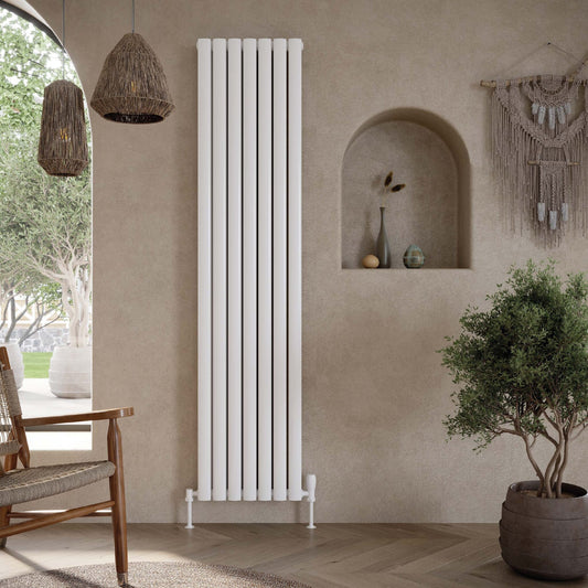 Aspect 531x1800mm Double Vertical Radiator - White
