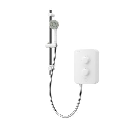 Aqualisa E2 APL Elect Shwr 3 Mode Handset 10.5kW Mulltifit White