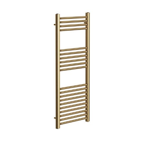 Avanti 600x1200mm Heated Towel Rail - Brushed Brass