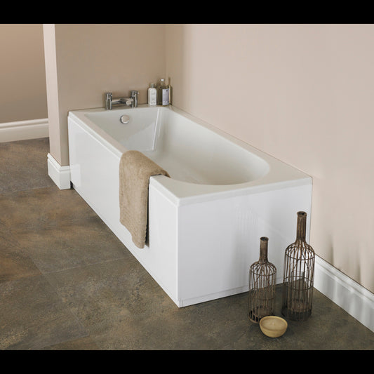 Clara 1700x700mm Single Ended Bath & Leg Set
