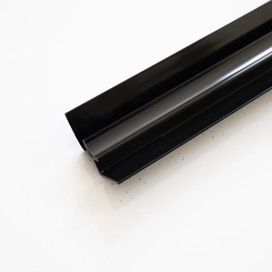 10mm PVC Internal Corner Trim - Black