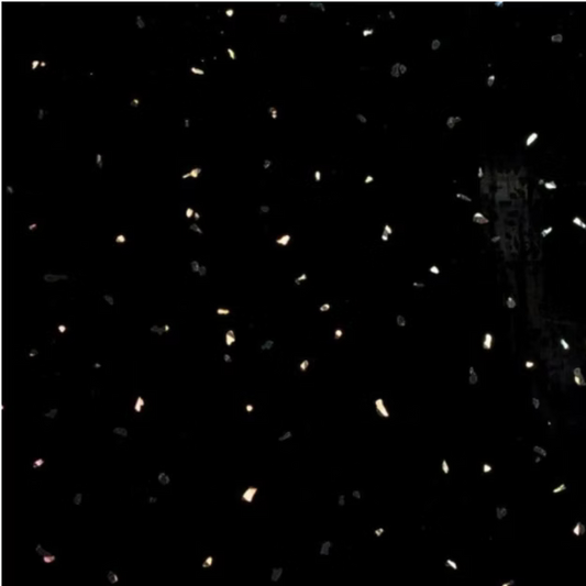 1m PVC Wall Panel - Black Sparkle Gloss