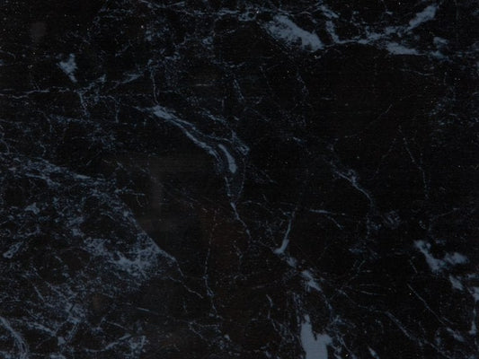 1m PVC Wall Panel - Black Marble