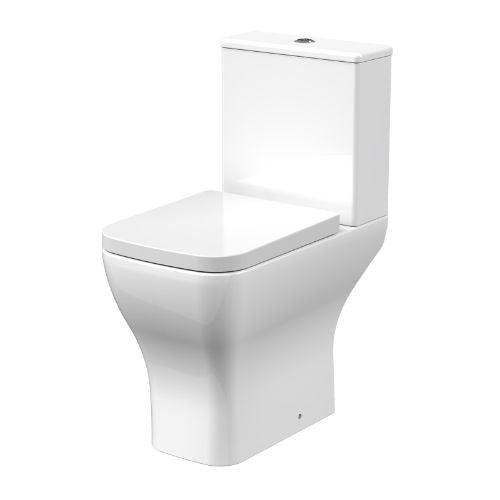 Brava Comfort Rimless Close Coupled Toilet & Seat