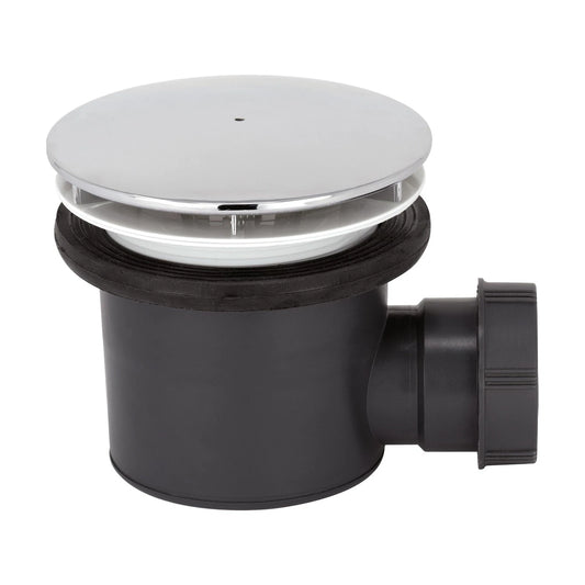 90mm Dome Shower Waste - Chrome