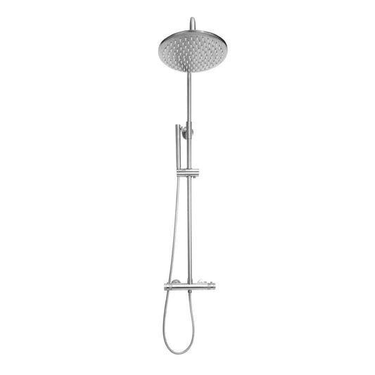 Pinnacle Rainhead Shower Bar Mixer - Chrome