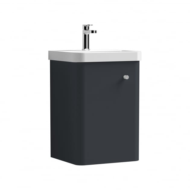 Alto 400mm Wall Mounted Vanity Unit & Basin - Anthracite