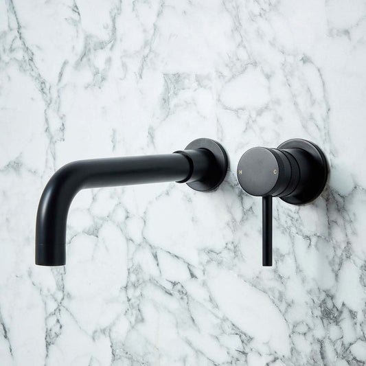 Pinnacle Wall Mounted Basin Filler - Black