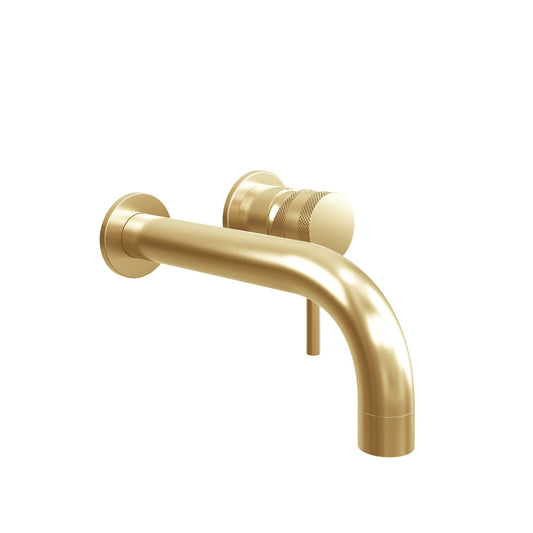 Pinnacle Wall Mounted Basin Filler - Brushed Brass