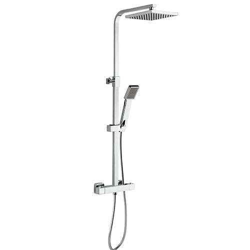 Aqua Square Rainhead Bar Mixer