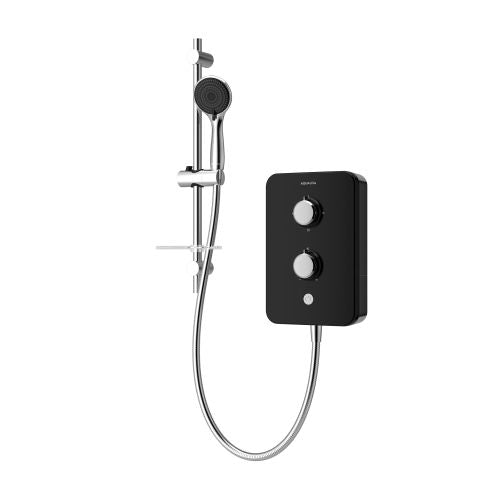 Aqualisa E2 Electric Shower With 3 Mode Handset 8.5kW Black