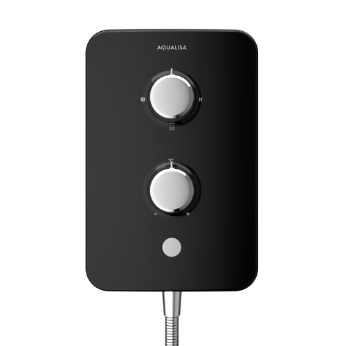 Aqualisa E2 Electric Shower With 3 Mode Handset 8.5kW Black