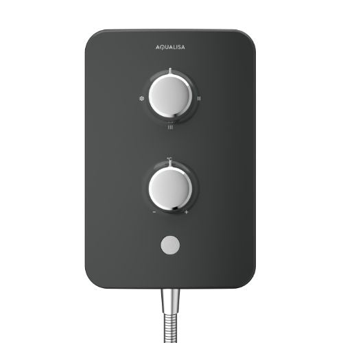 Aqualisa E2 Electric Shower With 3 Mode Handset 9.5kW Multifit Grey