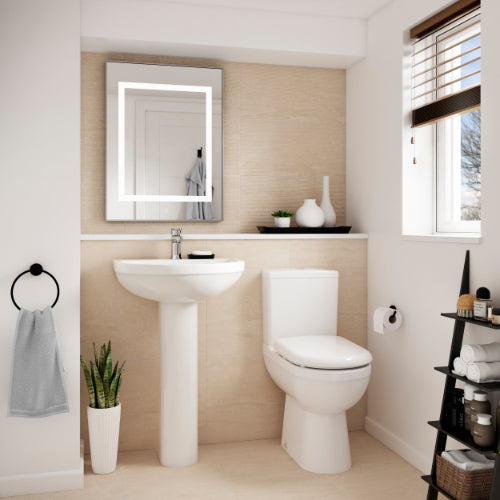 Sahara Comfort Height Close Coupled Toilet & Cistern