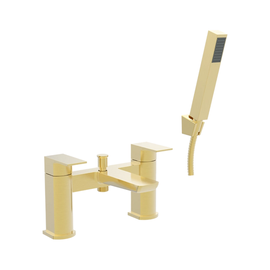 Elio Bath Mixer - Brushed Brass