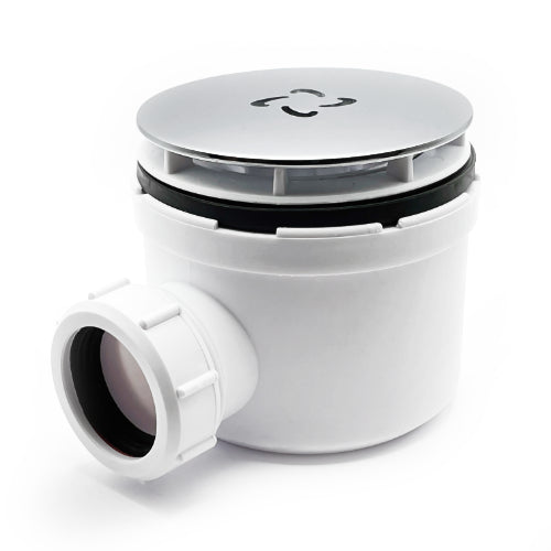 Heavy Duty 90mm Shower Waste - Chrome