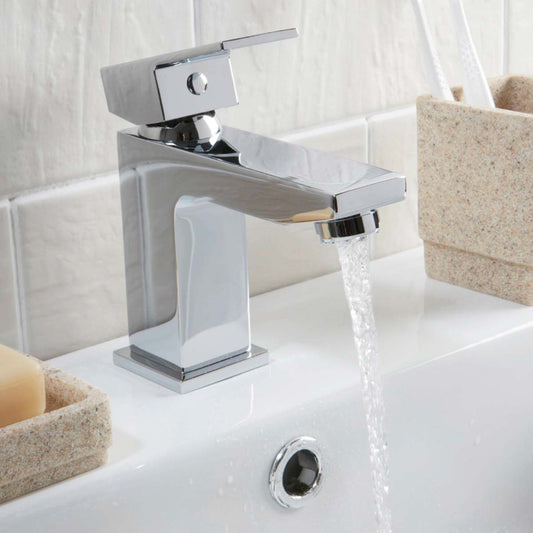 Viva Basin Mixer & Waste - Chrome