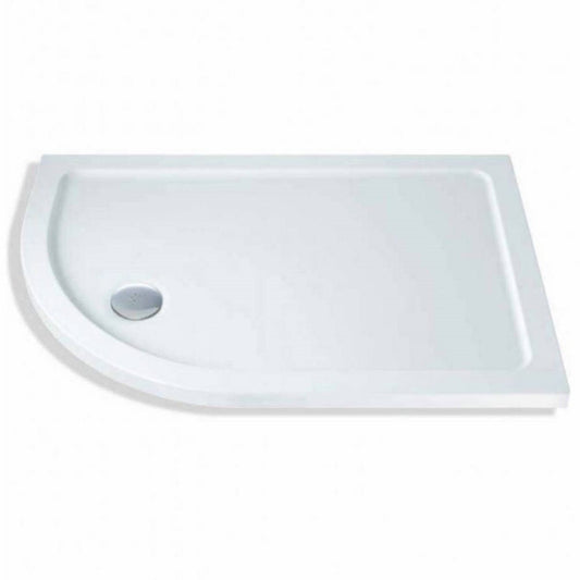 SenseWare 1000x900mm Offset Quadrant Shower Tray & Waste - Left Hand