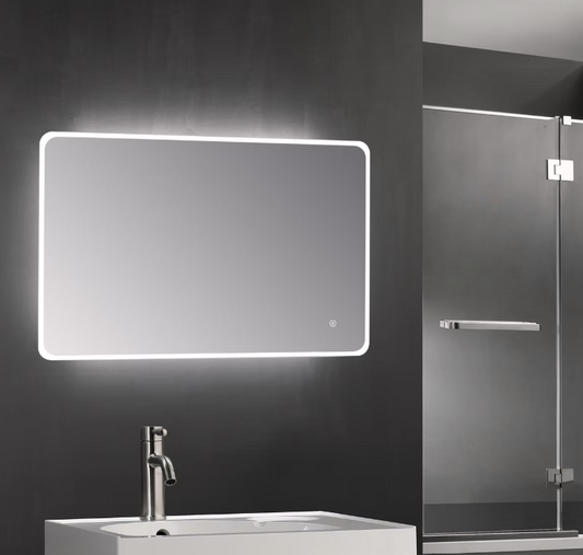 Elira 1200x600mm Premium Bluetooth LED Mirror with demist & Shaver Socket