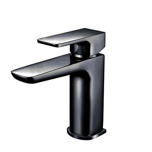 Lorenzo Basin Mixer & Waste - Black