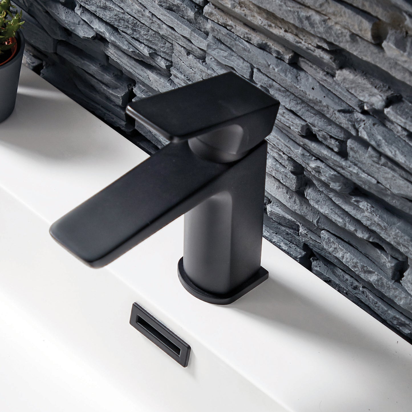 Lorenzo Basin Mixer & Waste - Black