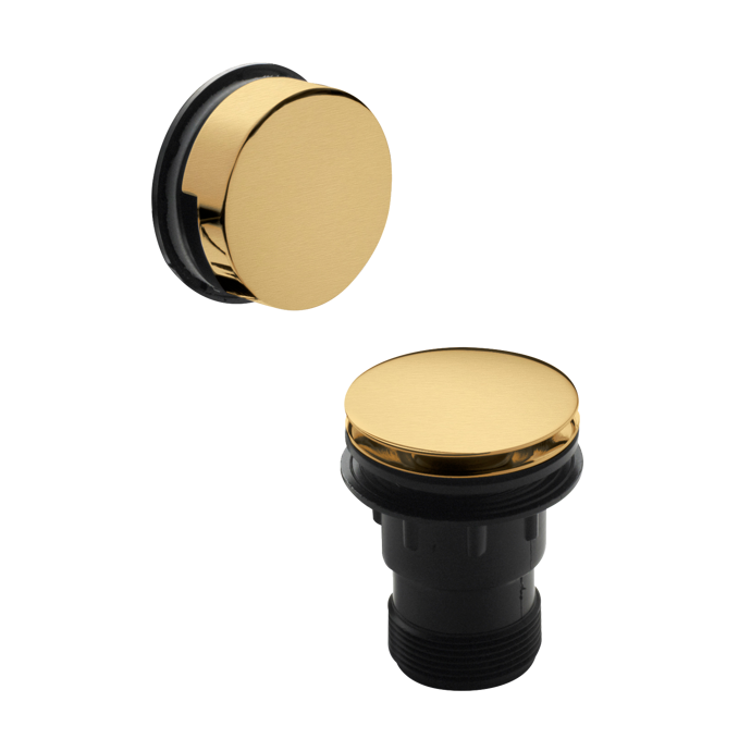 Bath Overflow & Waste - Brushed Brass