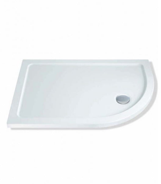 SenseWare 1000x900mm Offset Quadrant Shower Tray & Waste - Right Hand