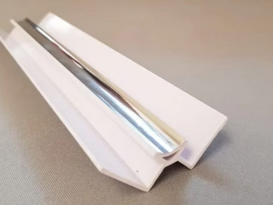 PVC Internal Corner Trim - Chrome
