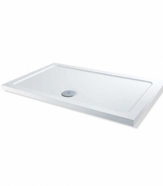 1200x900mm Rectangle Shower Tray - White