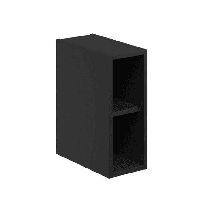 Rapallo 200mm Open Unit - Matt Black