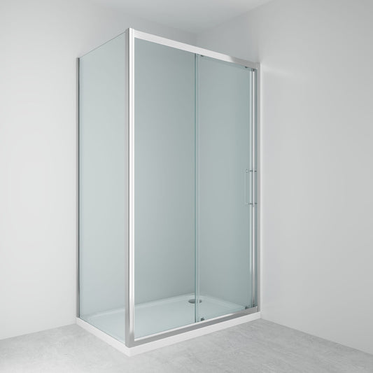 900mm Frameless Side Panel - Chrome