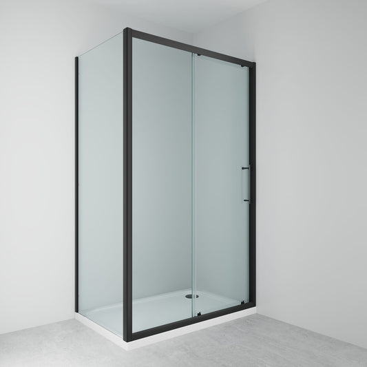 900mm Frameless Side Panel - Black