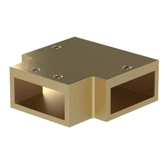 Sense8 Wetroom Support Arm T-Piece - Brushed Brass
