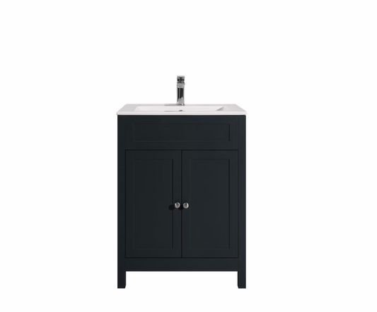 Varenna 600mm 2 Door Floorstanding Vanity Unit & basin - Anthracite