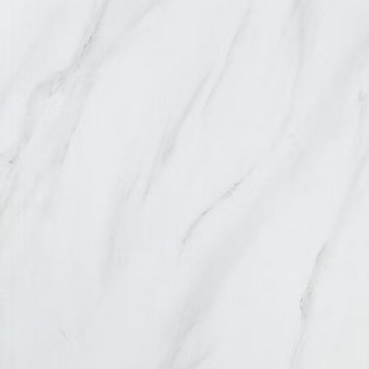 1m PVC Wall Panel - White Marble Gloss